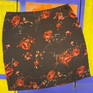 Vintage Jessica Floral Midi Skirt